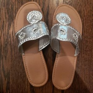 Silver Hot Cakes Sandals